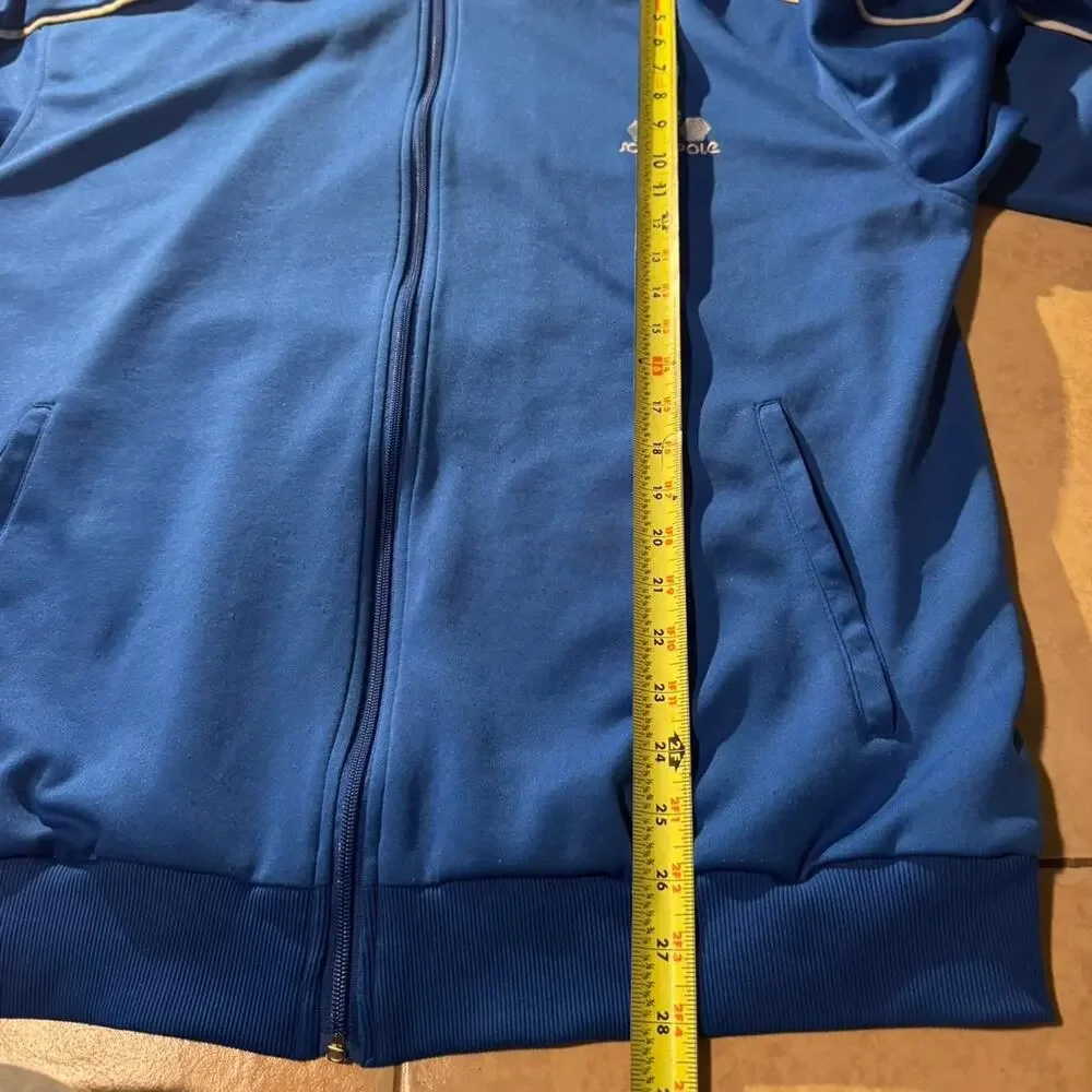 Y2k vintage southpole blue Zip up Sweater Size XL in mens